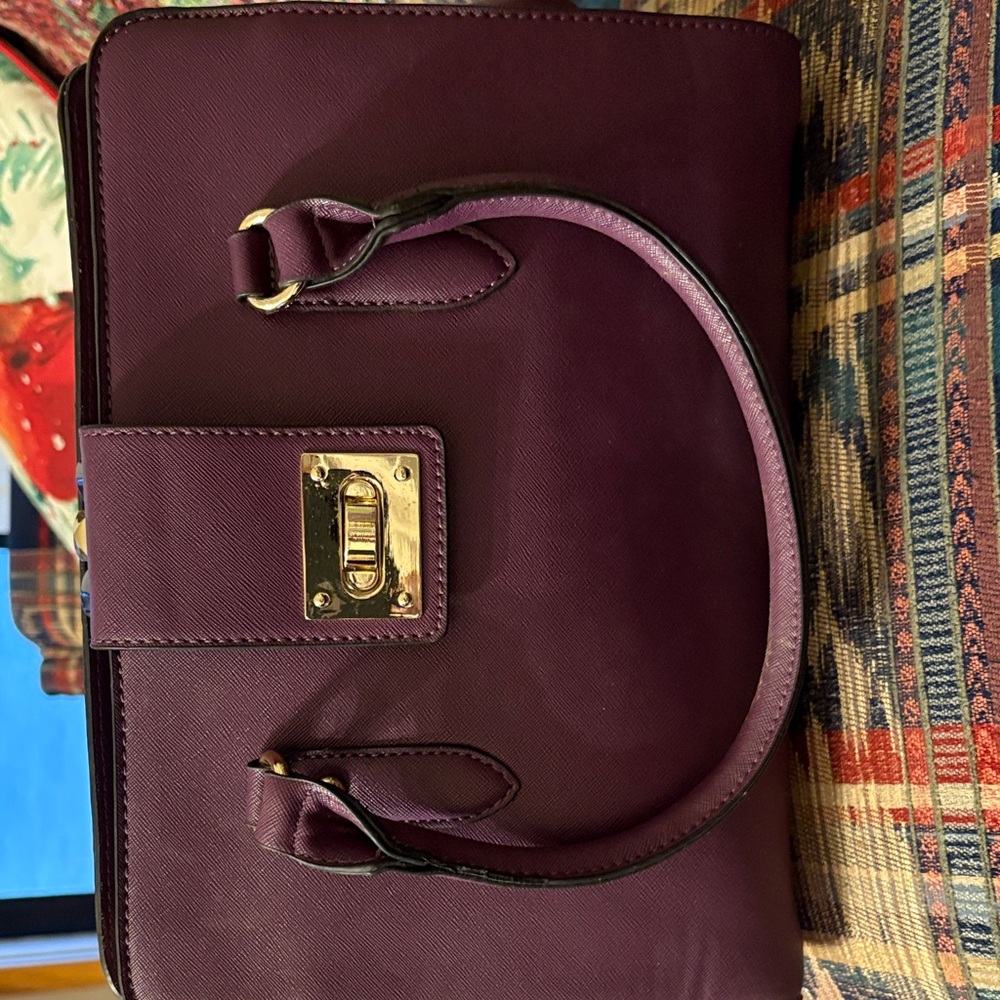 Elegant Purple Handbag